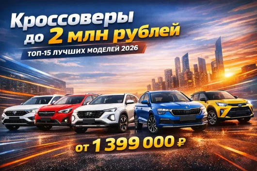 Кроссоверы до 2 млн рублей 2026
